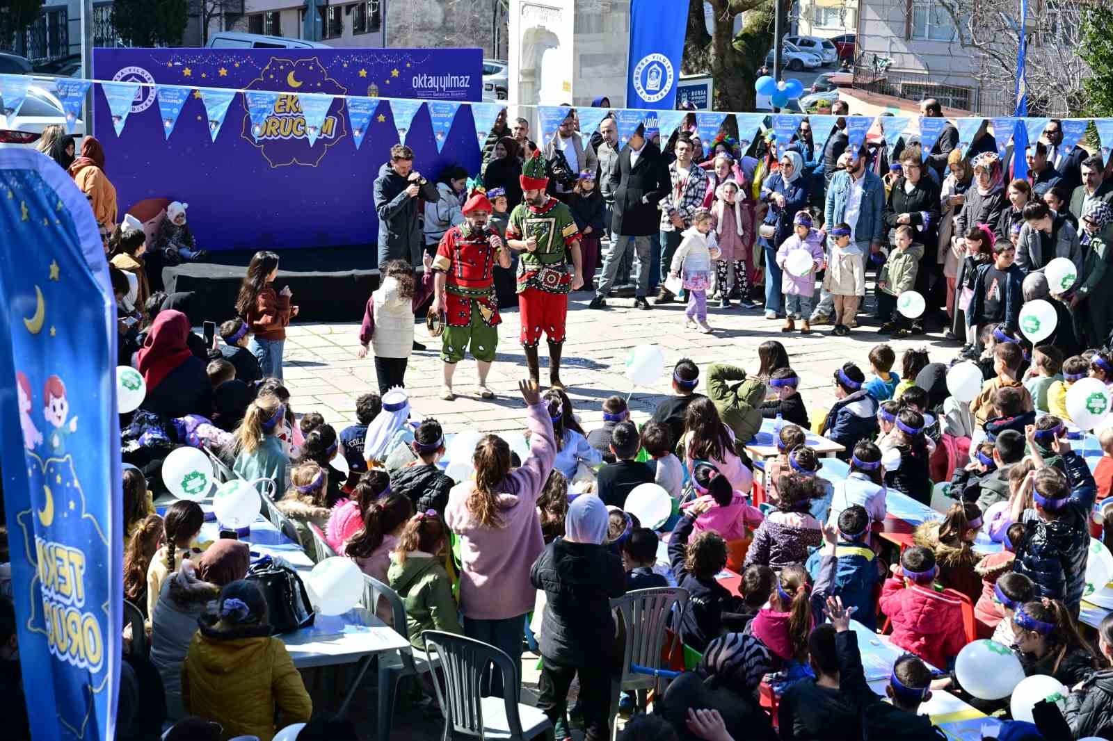 Yıldırım’da miniklerin tekne orucu heyecanı
