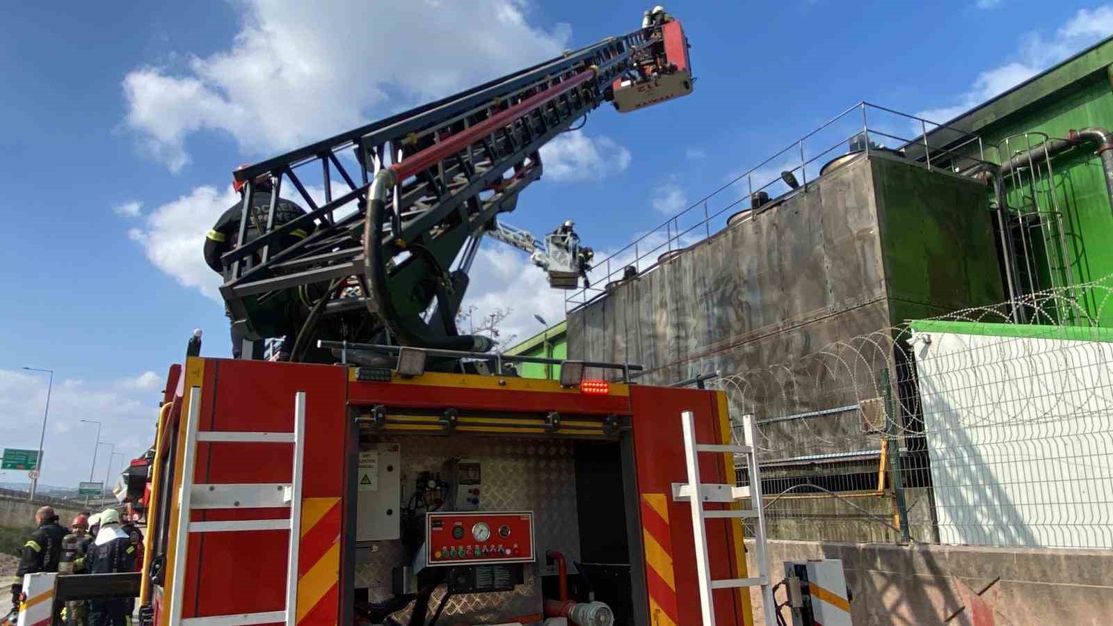 Yıldız Entegre fabrikasında korkutan yangın
