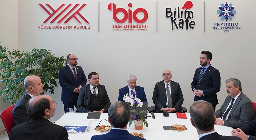 YÖK Başkanı Özvar, Erzurum Teknik Üniversitesi Bilim İletişimi Ofisi’nin açılışını gerçekleştirdi
