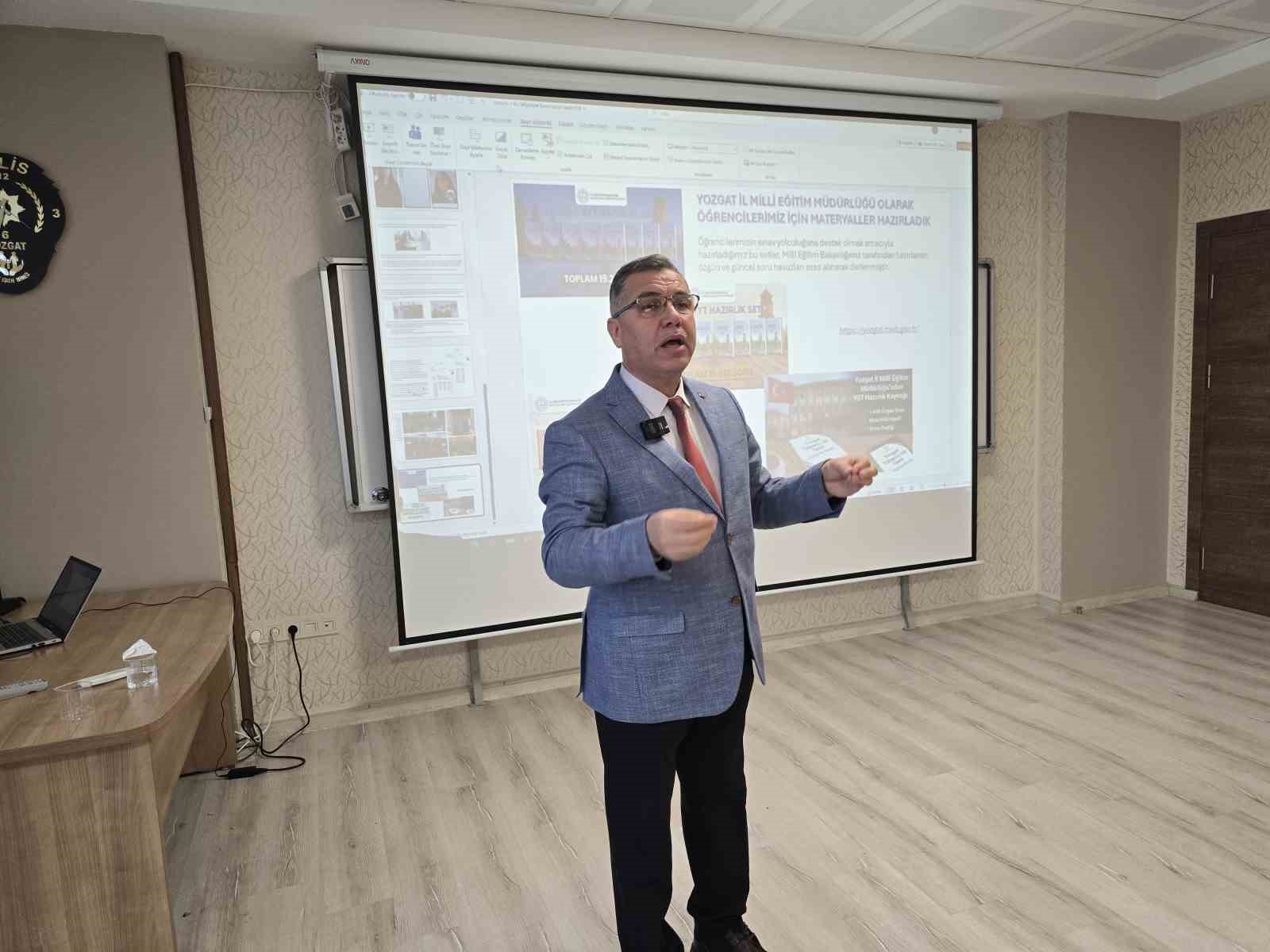 Yozgat Milli Eğitim Müdürü Altınkaynak: "Öğrencileri yarış ortamına sürükleyici davranışlardan kaçınılmalı"
