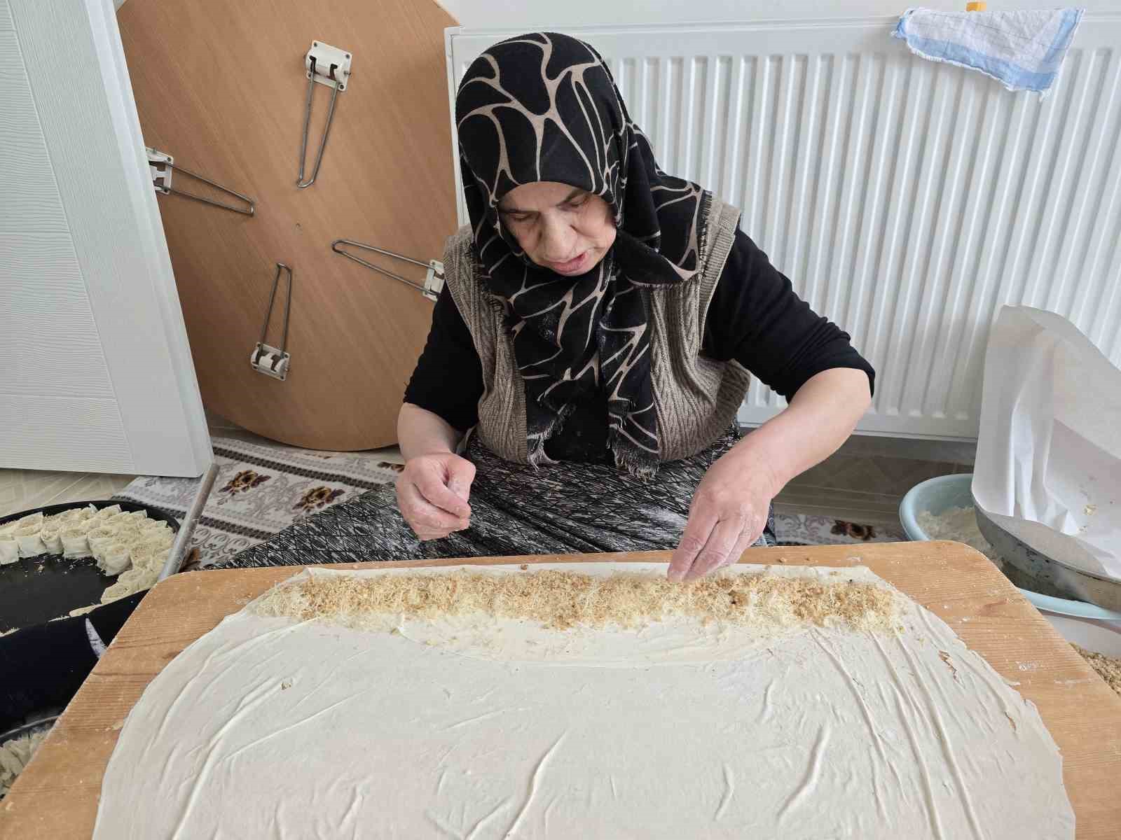 Yozgatlı kadınlar bir araya geliyor, bayram sofraları imece usulü tatlanıyor
