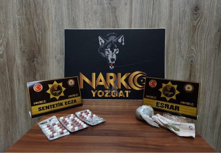 Yozgat’ta uyuşturucu madde yakalandı
