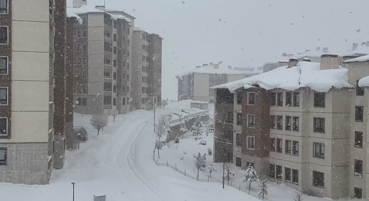 Yüksekova’da kar esareti
