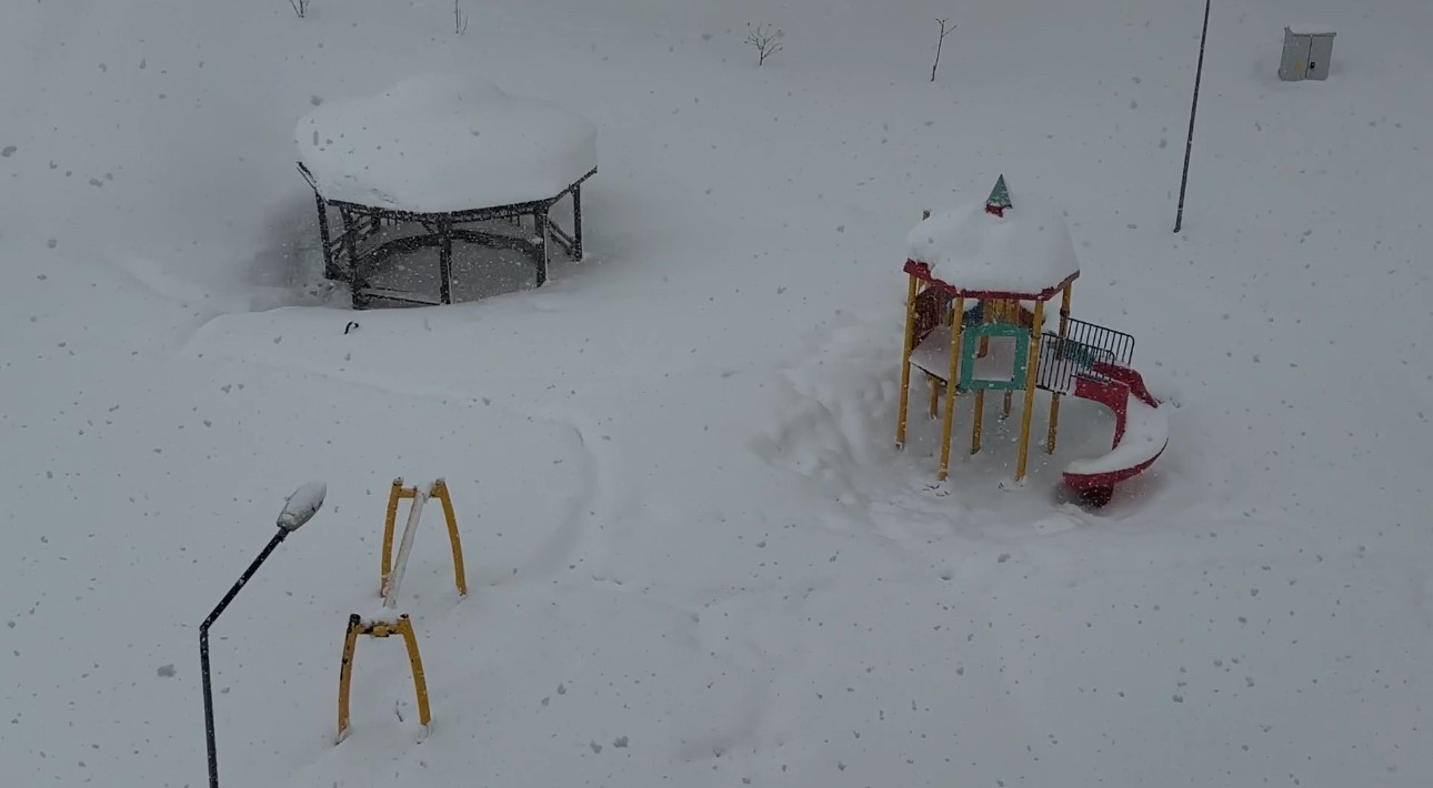 Yüksekova’da kar esareti
