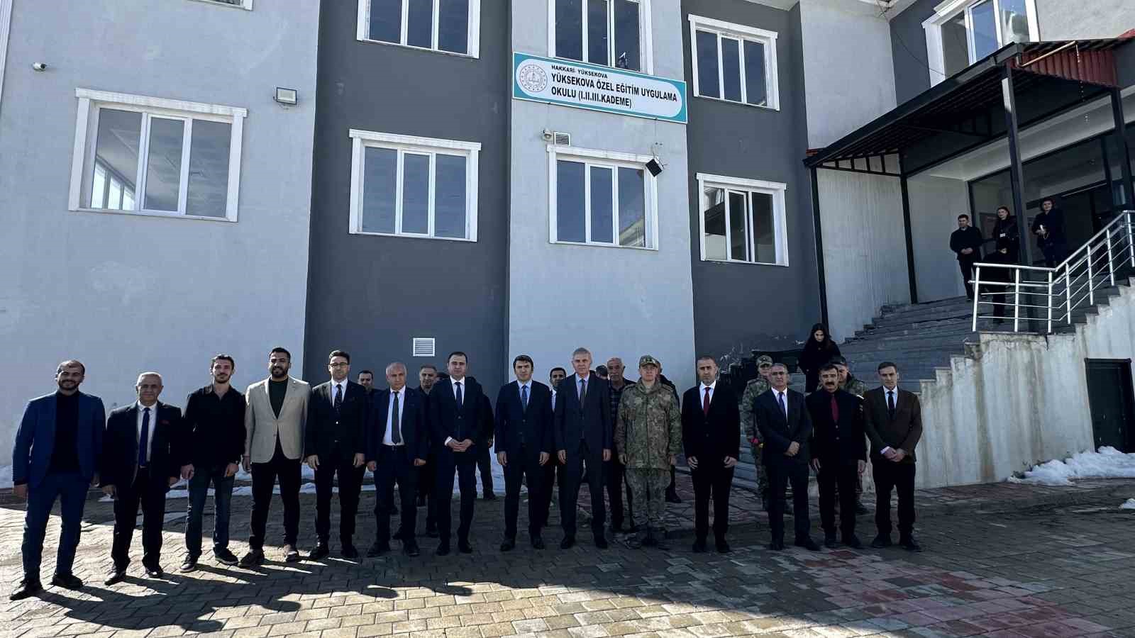 Yüksekova’da özel öğrenciler için ’Uygulama Evi’ açıldı
