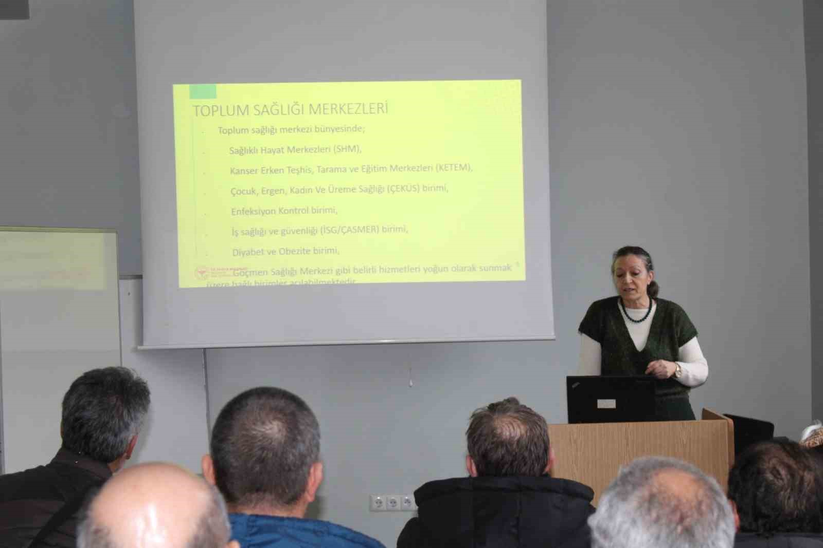 Yükümlülere ’Her Yaşta Sağlık Eğitimi’ verildi
