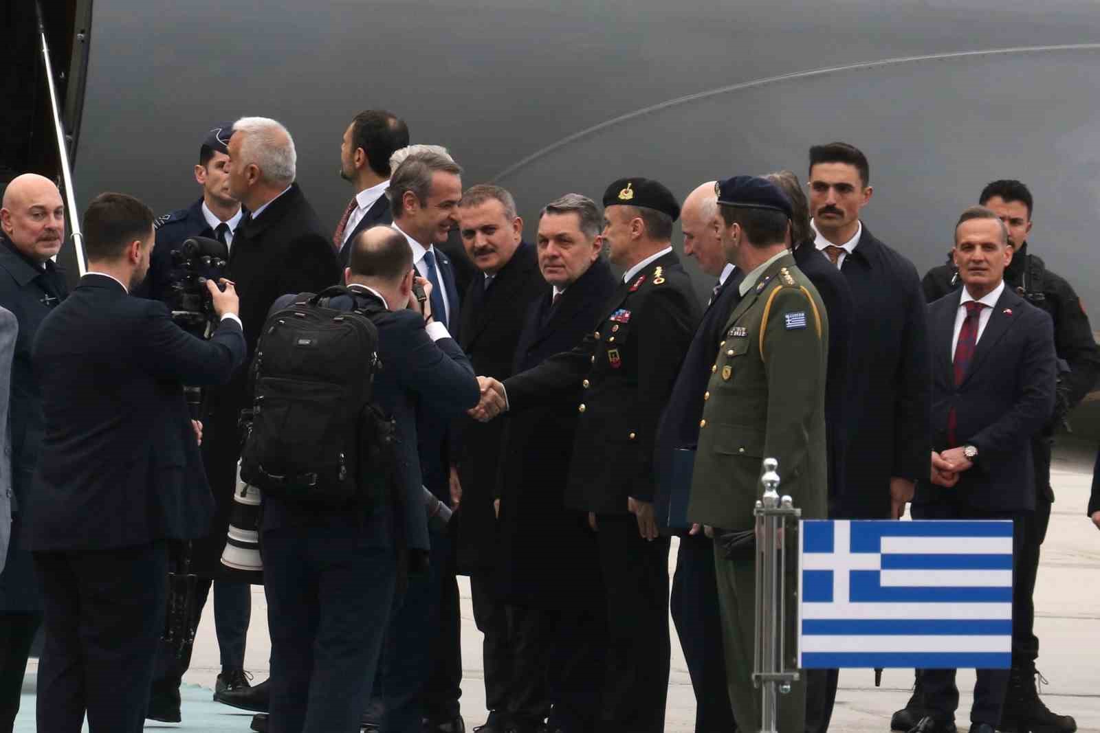 Yunanistan Başbakanı Miçotakis, Cumhurbaşkanı Erdoğan ile görüşmek üzere Ankara’da
