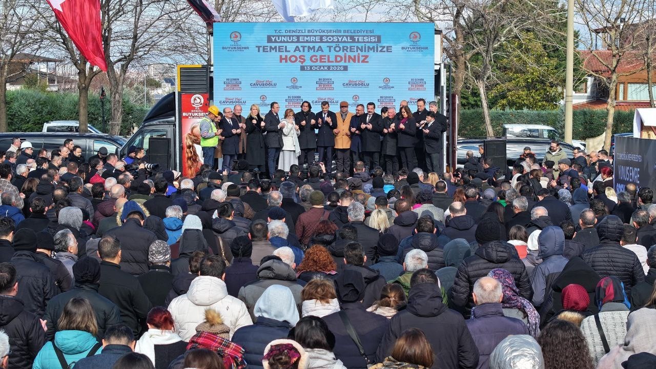 Yunus Emre Sosyal Tesisinin temeli törenle atıldı
