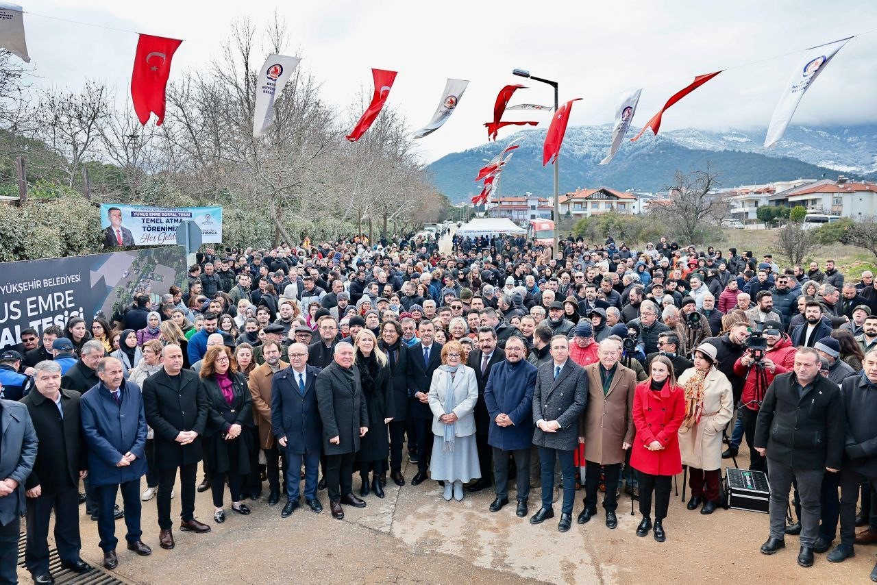 Yunus Emre Sosyal Tesisinin temeli törenle atıldı
