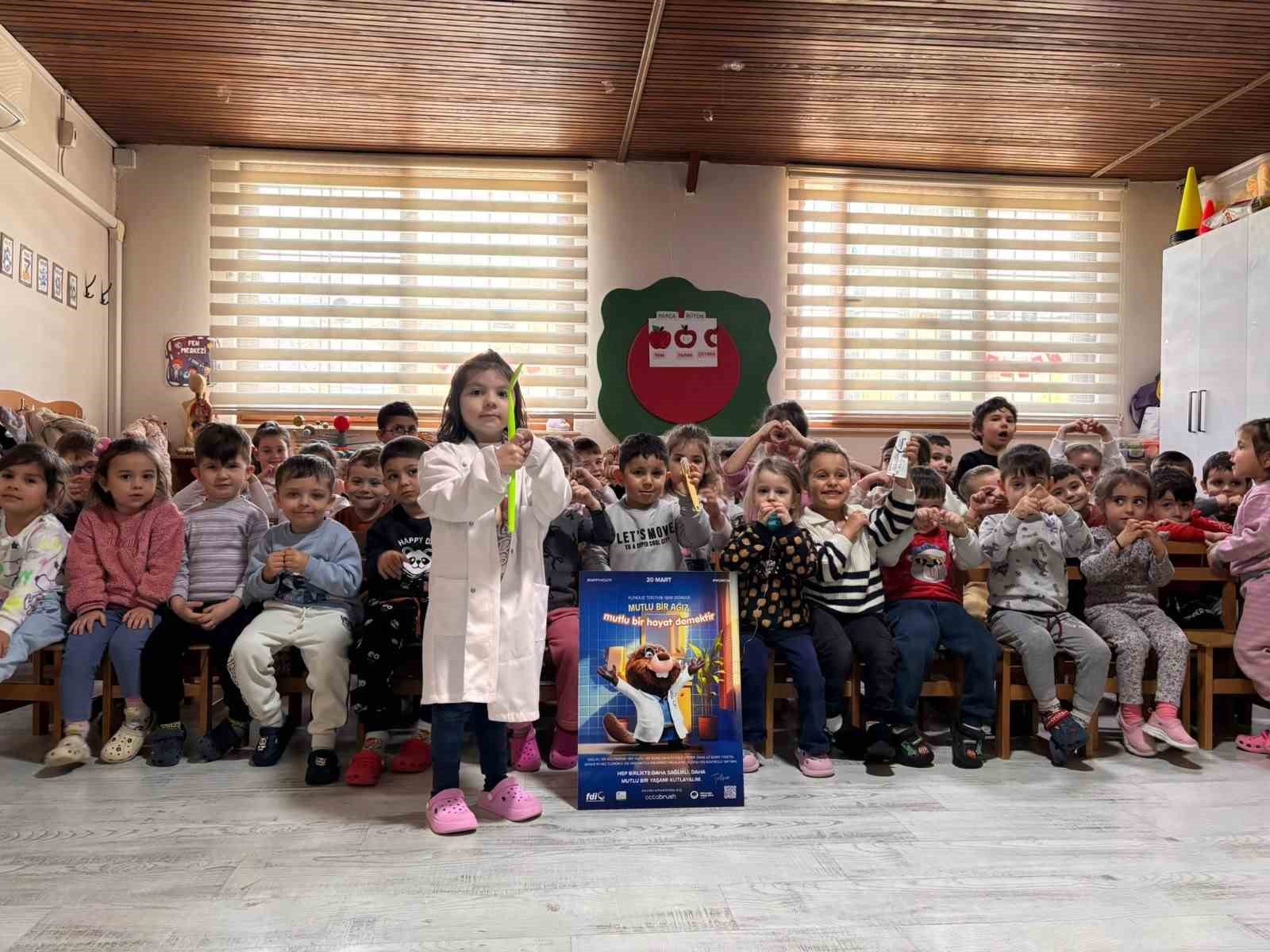 Yunusemreli miniklere ağız ve diş sağlığı semineri
