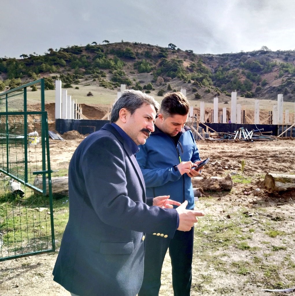 Yusuflar Mahallesi’nde 36 atlık barınak inşaatı hızla yükseliyor
