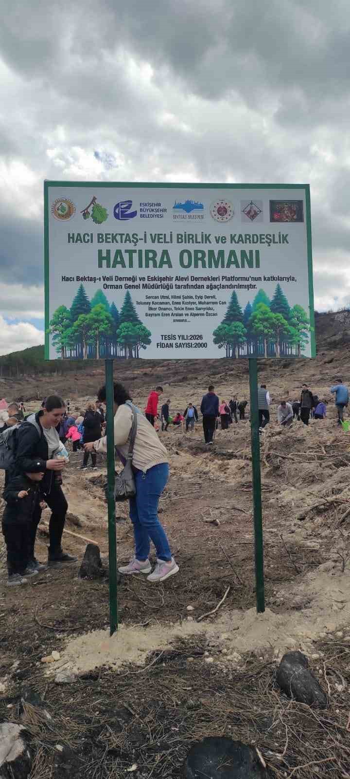 ’Yüz Çocuk Bin Fidan’ adlı ağaç dikme etkinliğinde 1000 fidan dikildi
