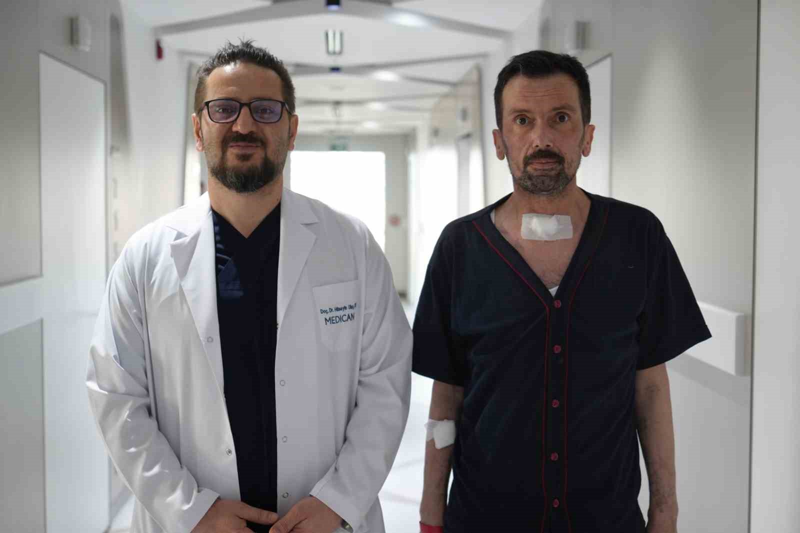 "Yüzde 10 yaşama hakkın kaldı" denilen KOAH hastası yeniden nefes aldı
