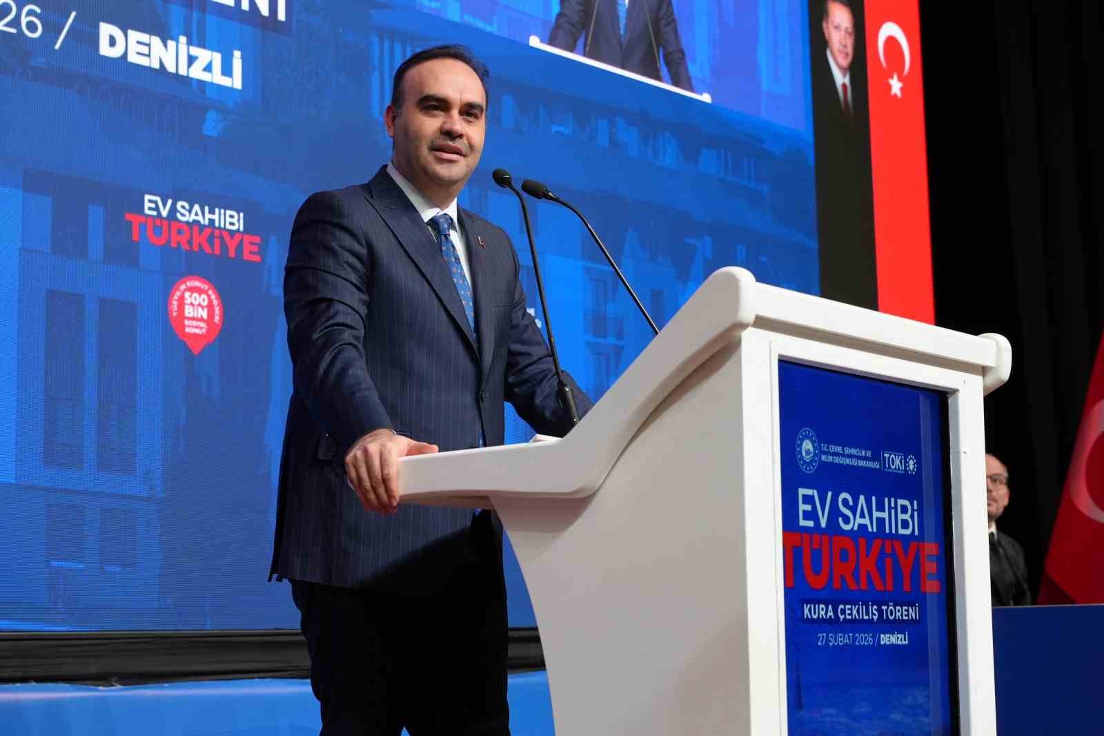 Yüzyılın Konut Projesinde Denizli Kura Çekimi yapıldı
