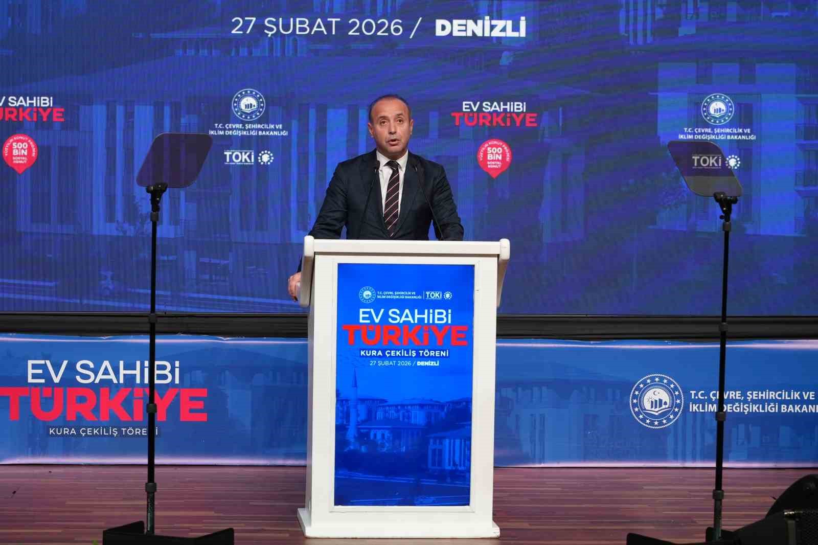 Yüzyılın Konut Projesinde Denizli Kura Çekimi yapıldı
