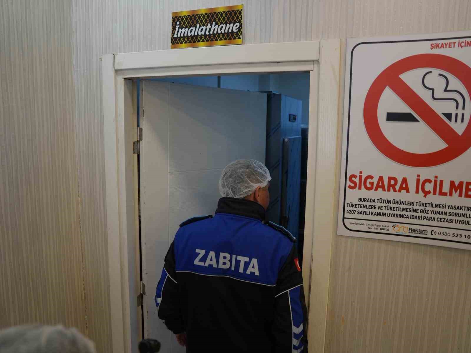 Zabıta’dan bayramlık tatlı denetimi
