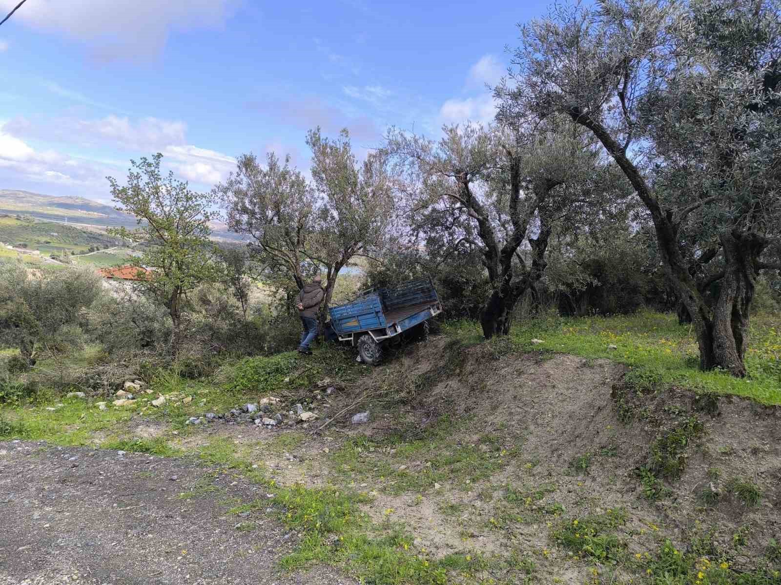 Zeytin bahçesine uçan patpatın sürücüsü öldü
