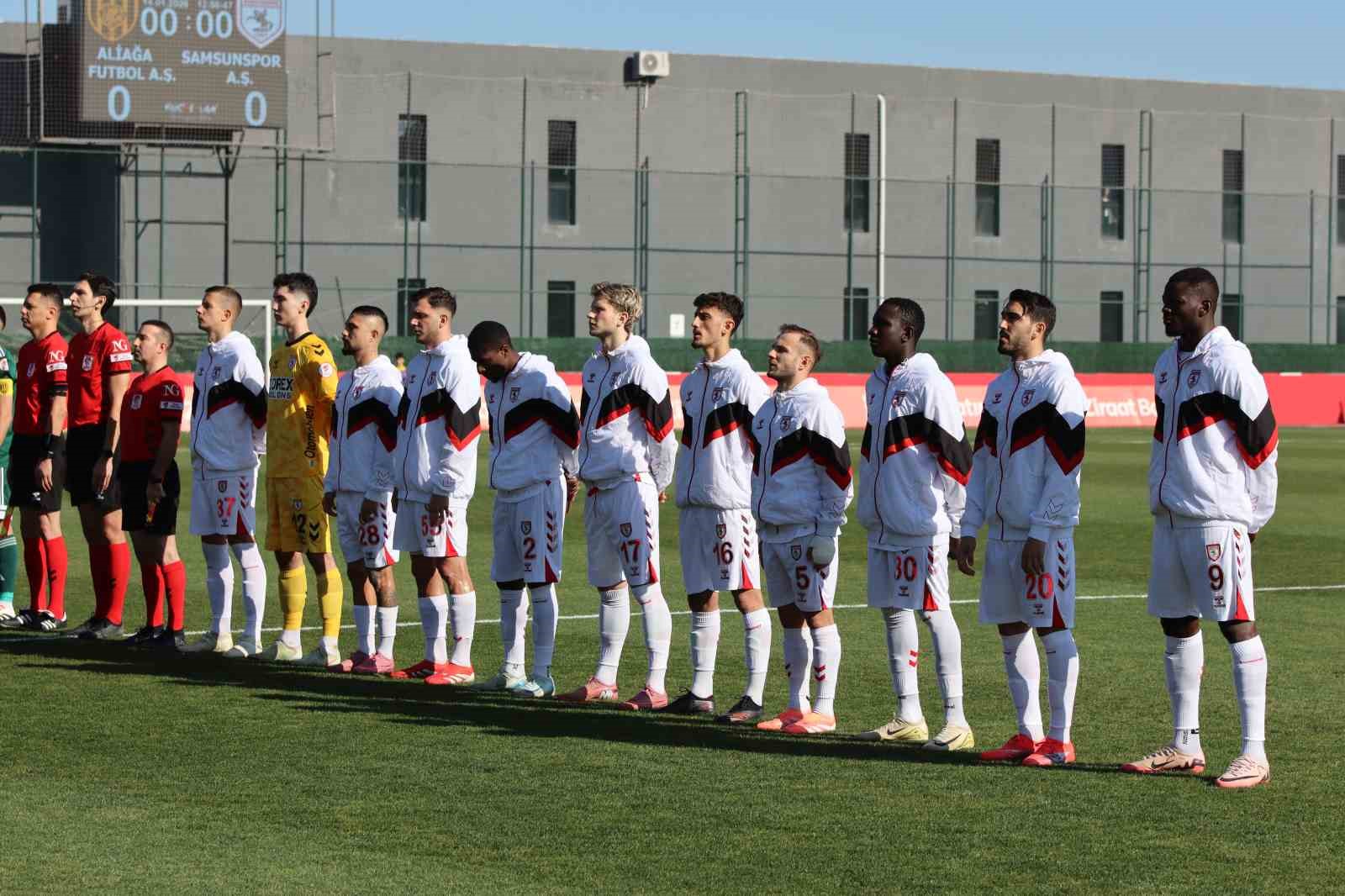 Ziraat Türkiye Kupası: Aliağa FK: 1 - Samsunspor: 4 (İlk yarı)
