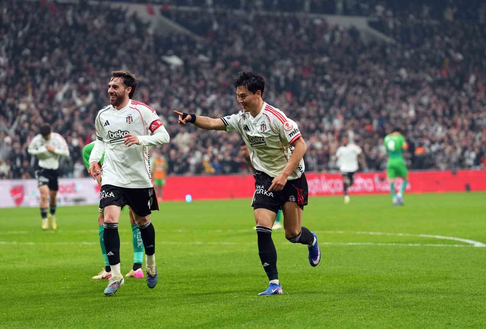 Ziraat Türkiye Kupası: Beşiktaş: 3 - Corendon Alanyaspor: 0 (Maç sonucu)
