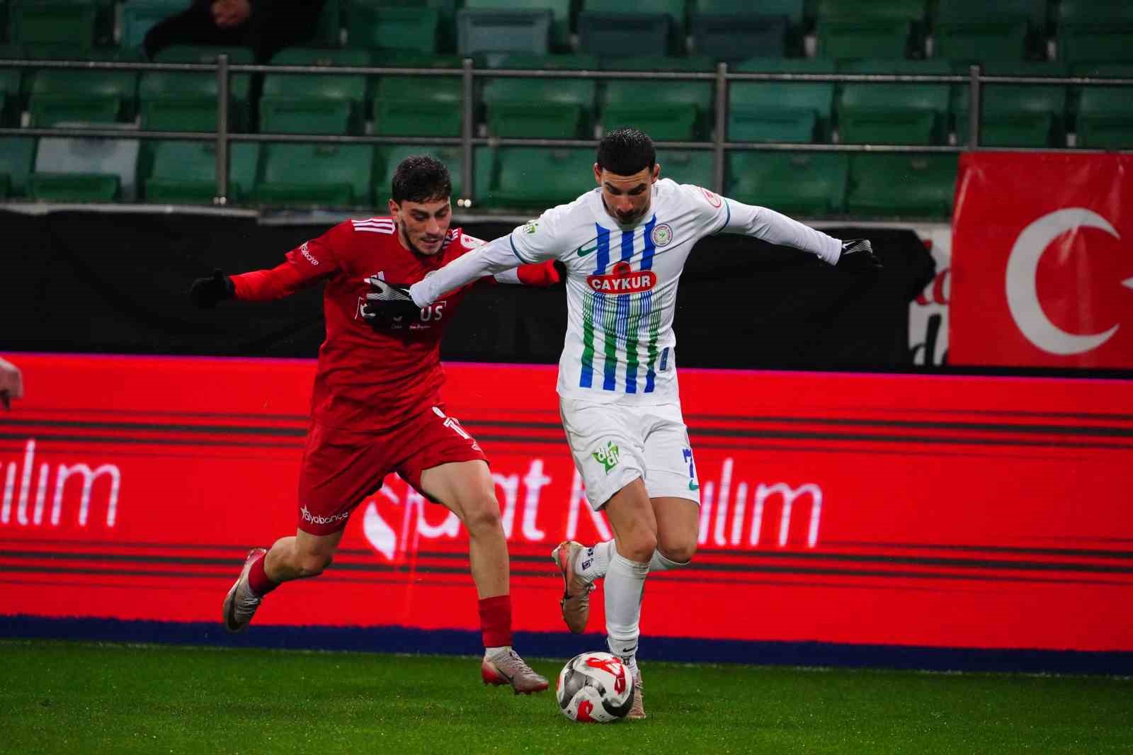 Ziraat Türkiye Kupası: Çaykur Rizespor: 1 - Beyoğlu Yeni Çarşı: 1 (Maç sonucu)
