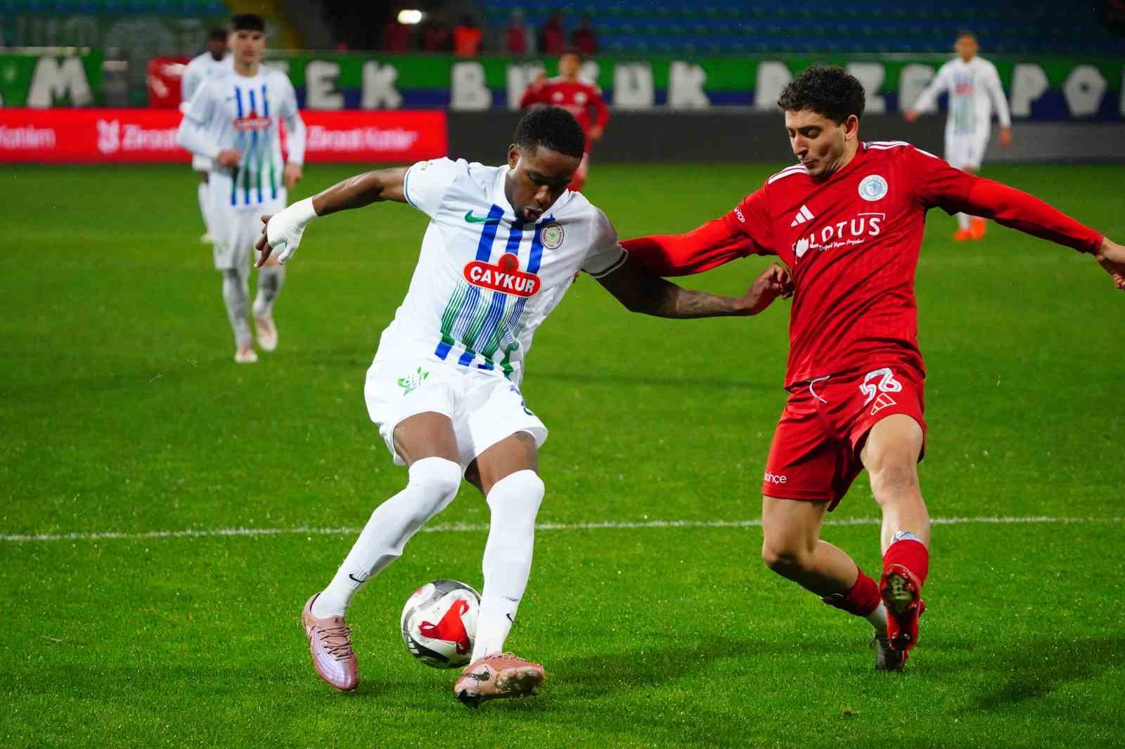 Ziraat Türkiye Kupası: Çaykur Rizespor: 1 - Beyoğlu Yeni Çarşı: 1 (Maç sonucu)
