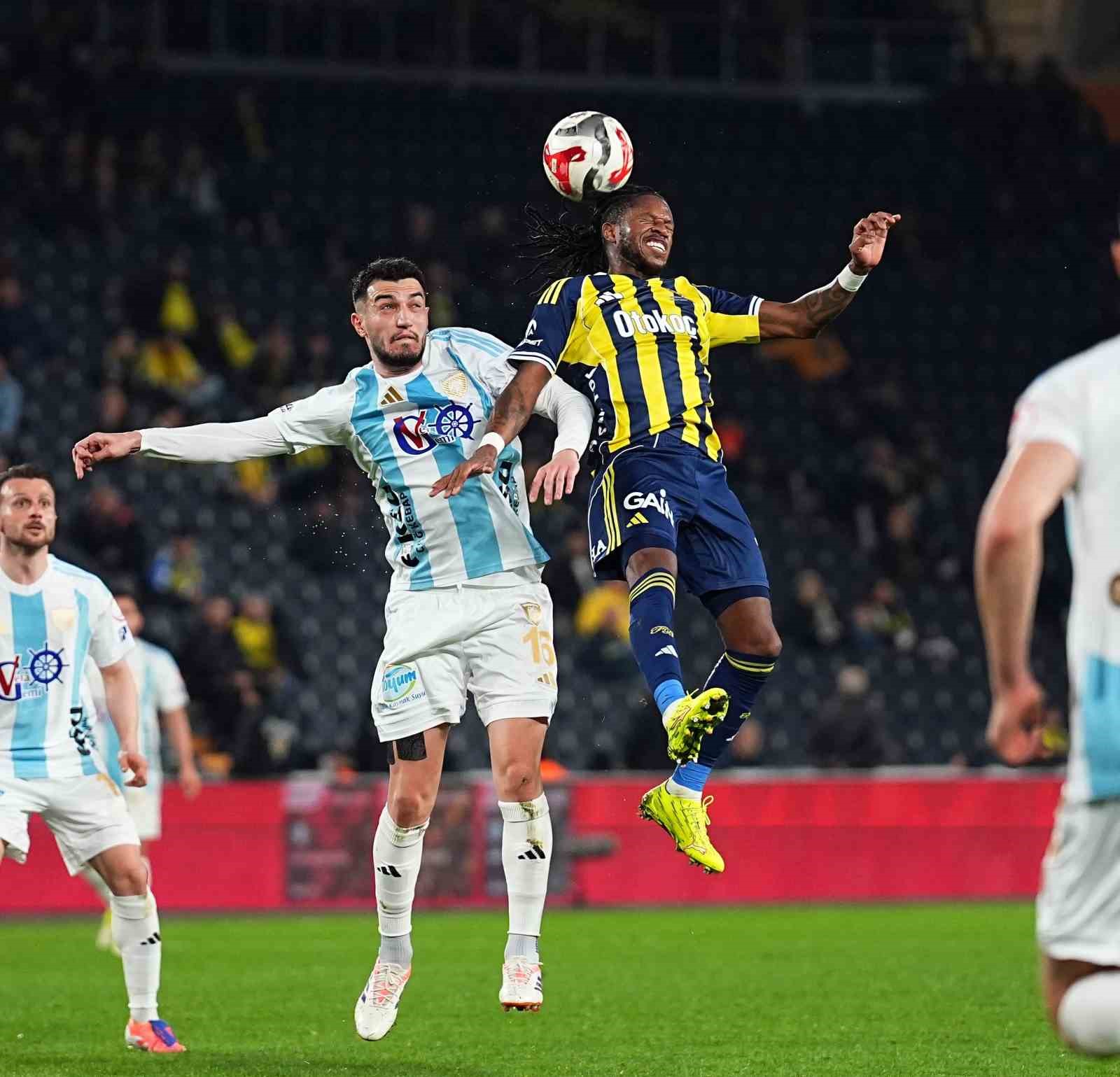 Ziraat Türkiye Kupası: Fenerbahçe: 0 - Erzurumspor FK: 1 (İlk yarı)
