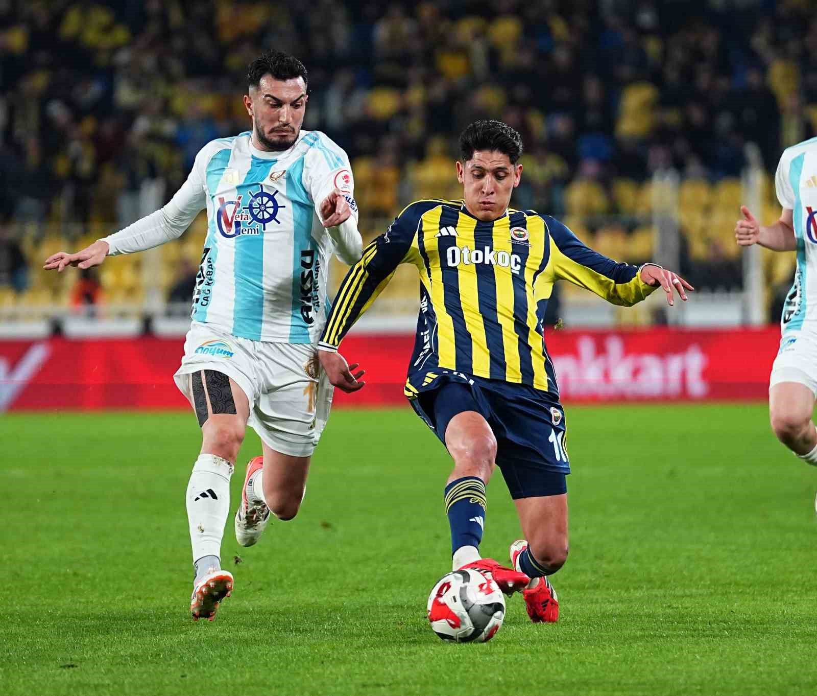 Ziraat Türkiye Kupası: Fenerbahçe: 0 - Erzurumspor FK: 1 (İlk yarı)
