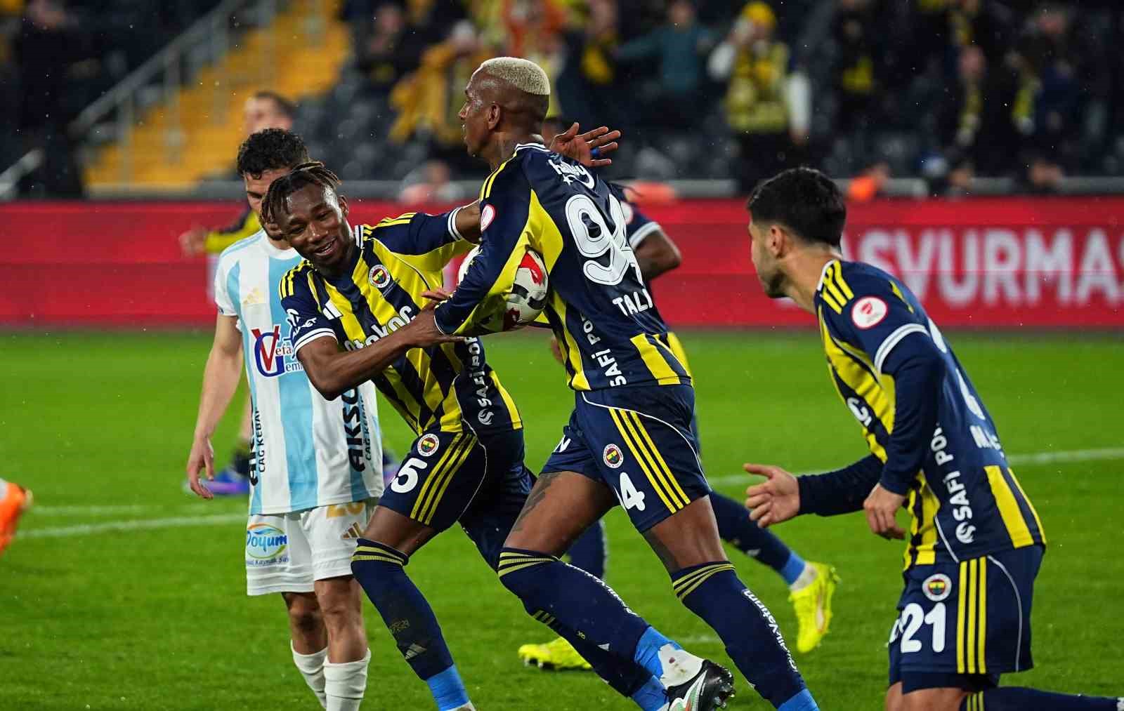 Ziraat Türkiye Kupası: Fenerbahçe: 3 - Erzurumspor FK: 1 (Maç sonucu)
