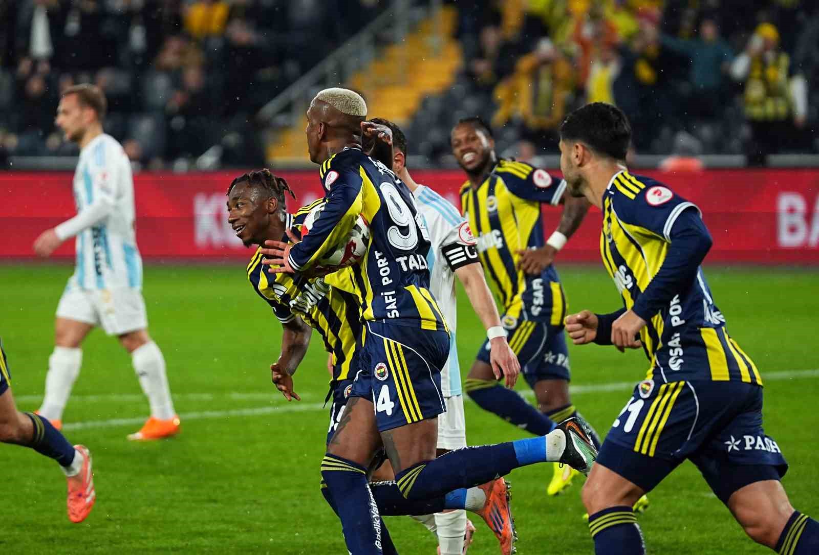 Ziraat Türkiye Kupası: Fenerbahçe: 3 - Erzurumspor FK: 1 (Maç sonucu)
