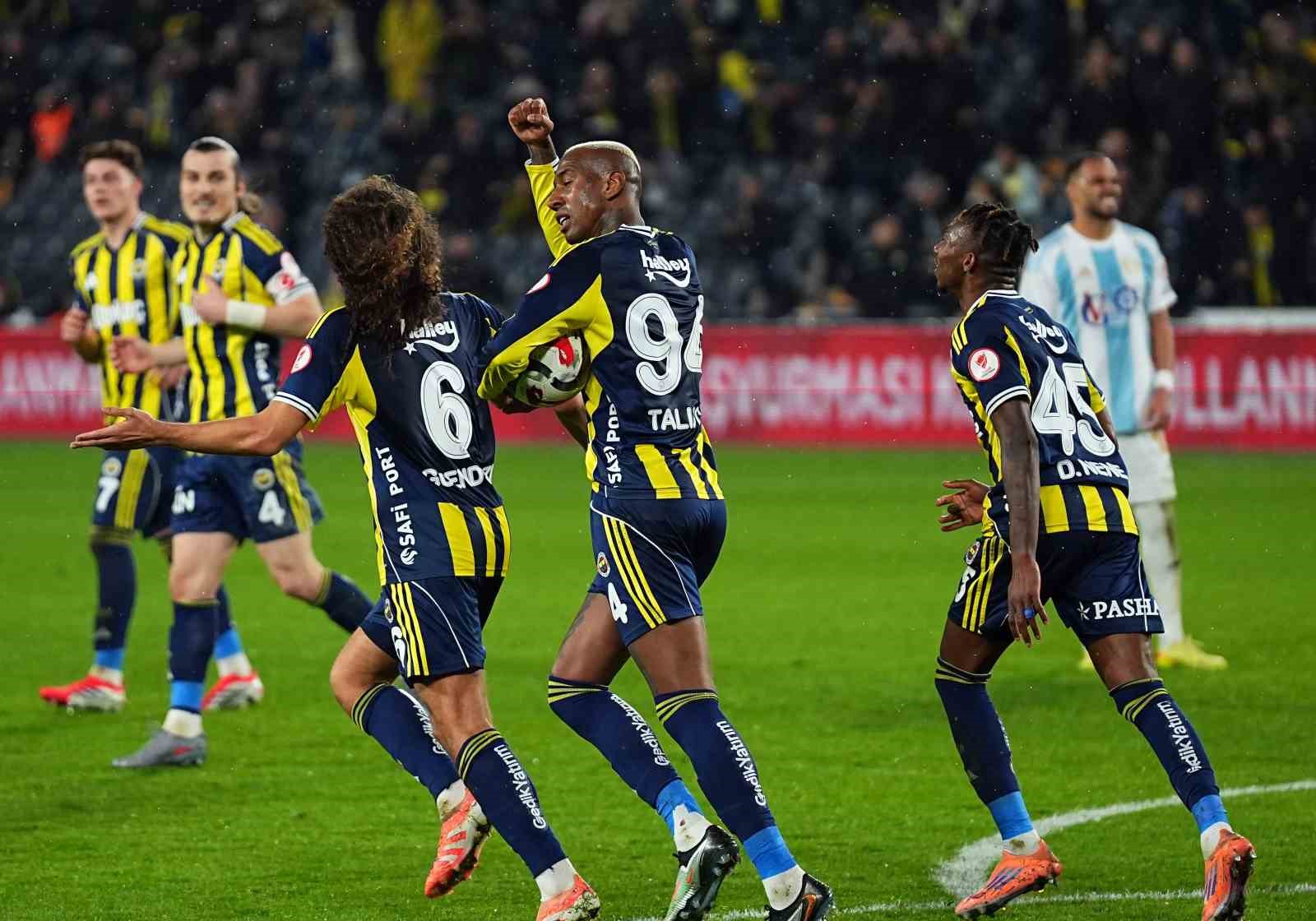 Ziraat Türkiye Kupası: Fenerbahçe: 3 - Erzurumspor FK: 1 (Maç sonucu)
