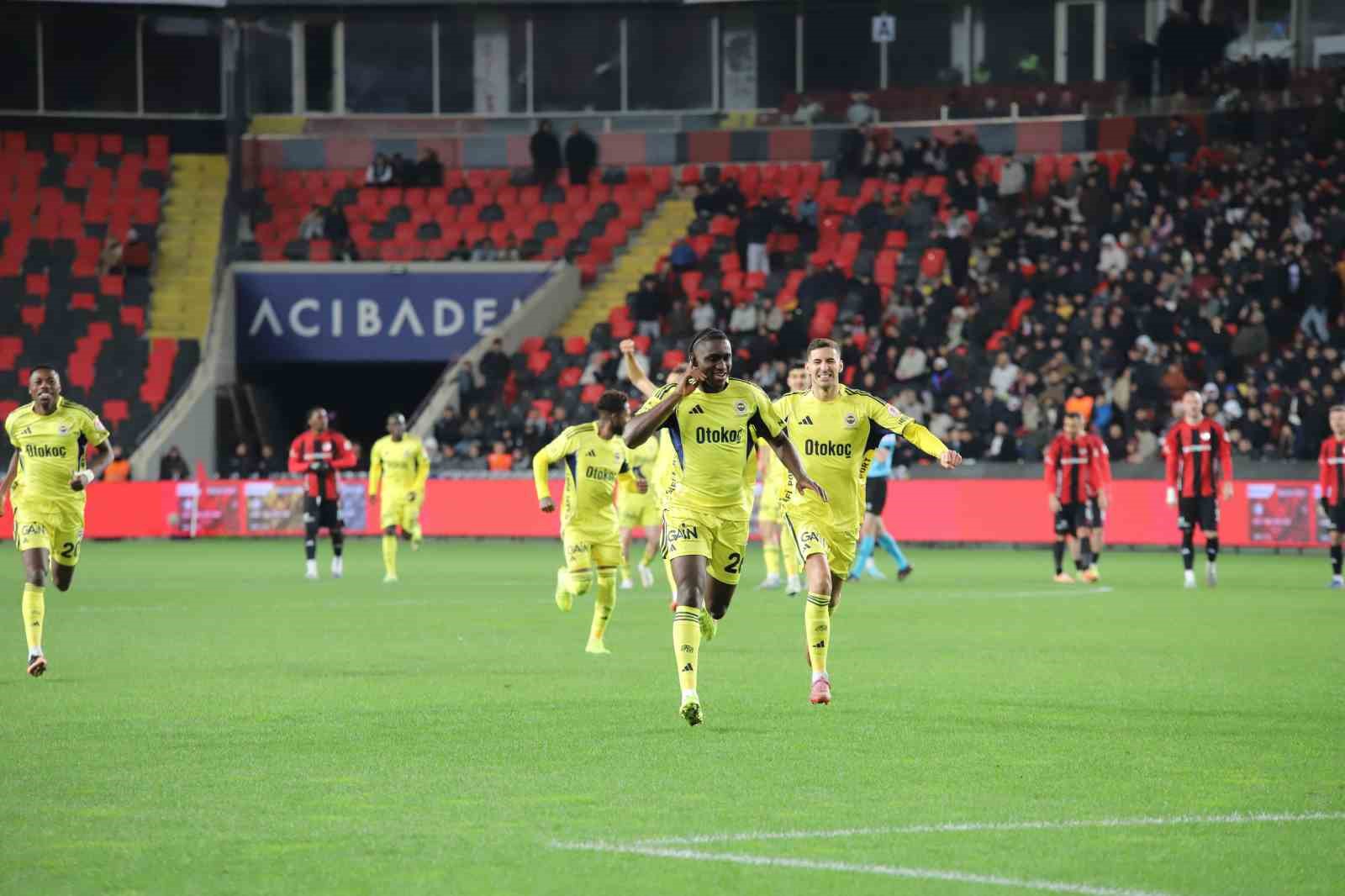Ziraat Türkiye Kupası: Gaziantep FK: 0 - Fenerbahçe: 4 (Maç sonucu)
