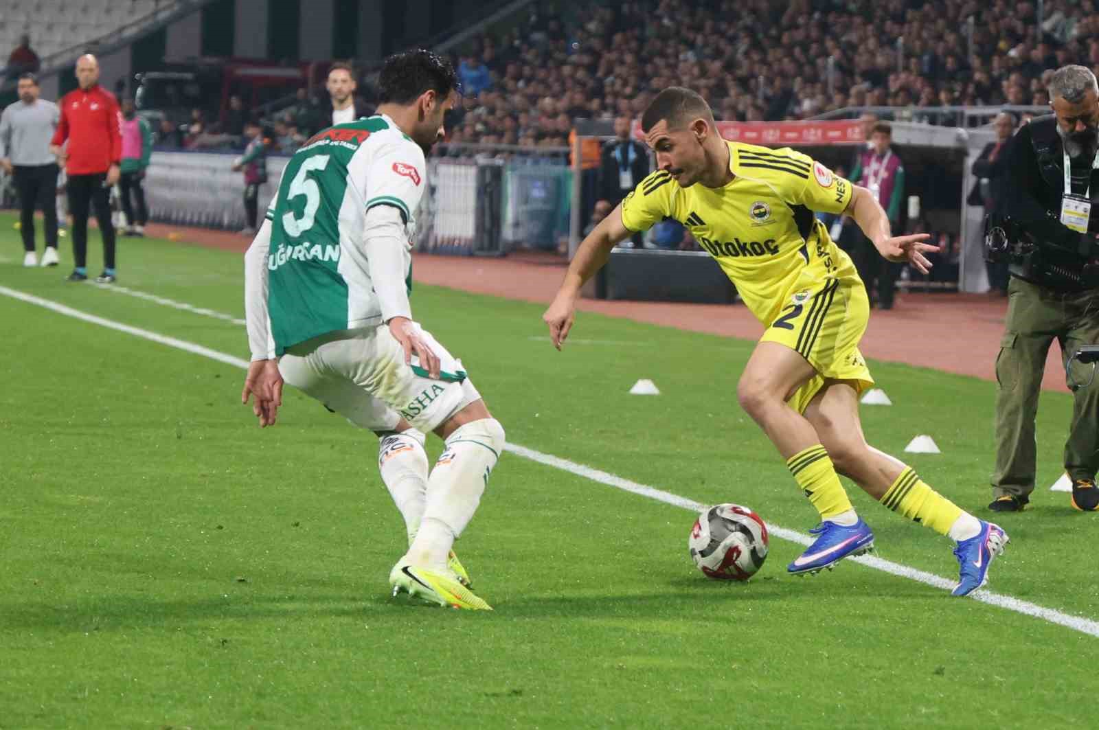 Ziraat Türkiye Kupası: Konyaspor: 0 - Fenerbahçe: 0 (İlk yarı)
