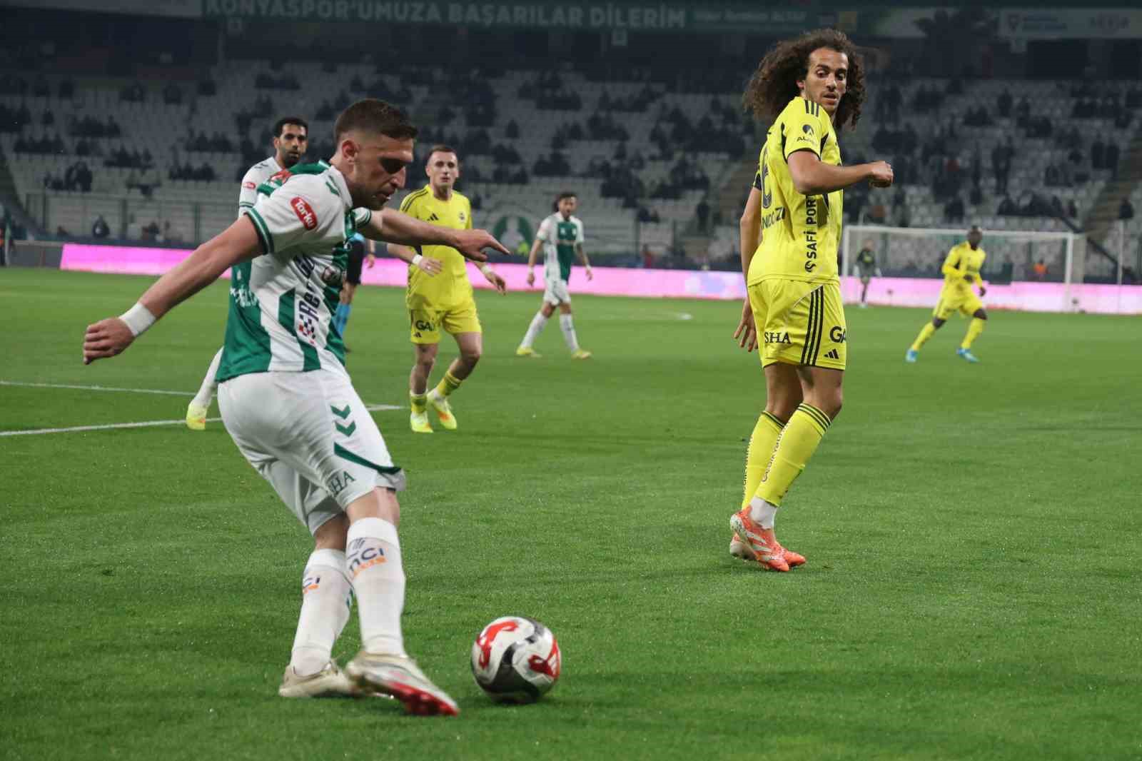 Ziraat Türkiye Kupası: Konyaspor: 0 - Fenerbahçe: 0 (İlk yarı)
