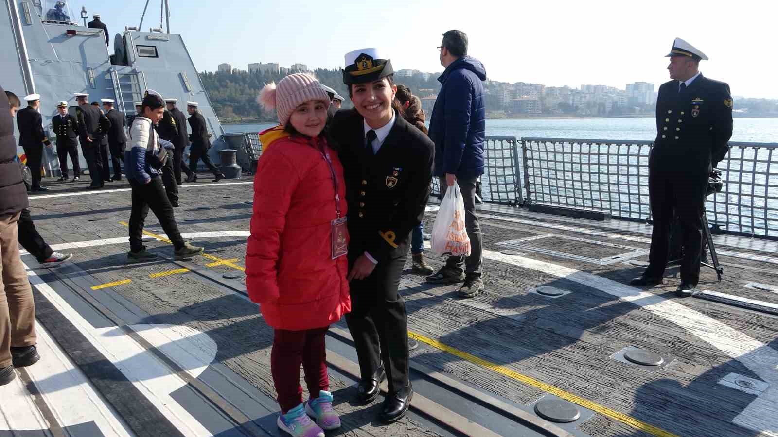 Ziyarete açılan TCG Heybeliada misafirlerini mest etti
