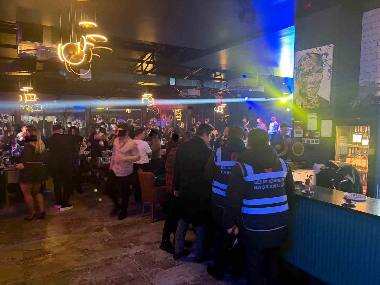 Zonguldak Defterdarlığı yılbaşında 46 eğlence mekanını denetledi
