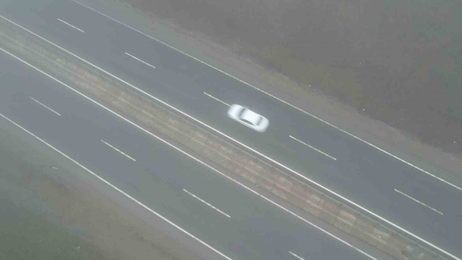 Zonguldak-Ereğli yolunda sis etkili oldu
