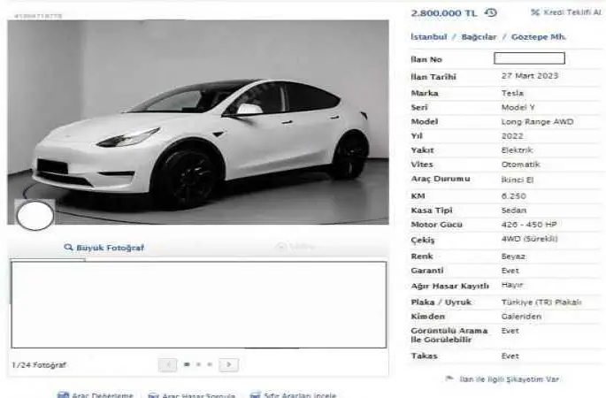 Tesla Türkiye direkt satışı ile fırsatçıların oyununu bitirdi