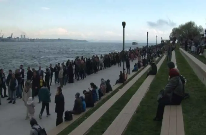 TCG Anadolu gemisinde bayram yoğunluğu