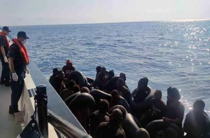 Fethiye’de 38 göçmen yakalandı