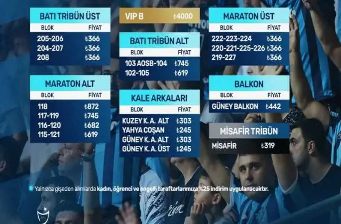 Y. Adana Demirspor - Beşiktaş maçının biletleri satışta