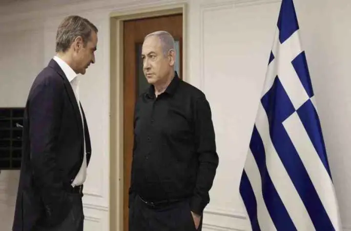 Miçotakis, İsrail Başbakanı Netanyahu ile görüştü