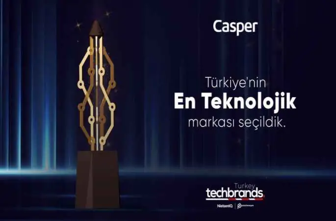 Casper ‘En Teknolojik Bilgisayar Markası’ ödülünü aldı