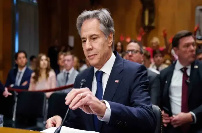 Blinken, Senato’ya ifade verdiği sırada protesto edildi: "Soykırım bakanı"