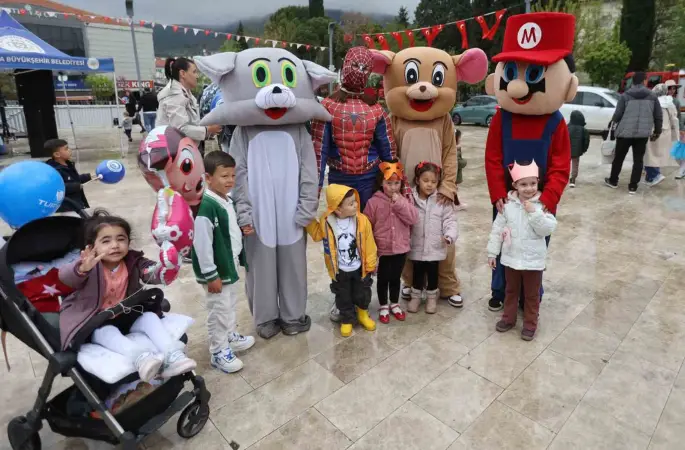 23 Nisan’da Muğla çocukların neşesiyle renklendi
