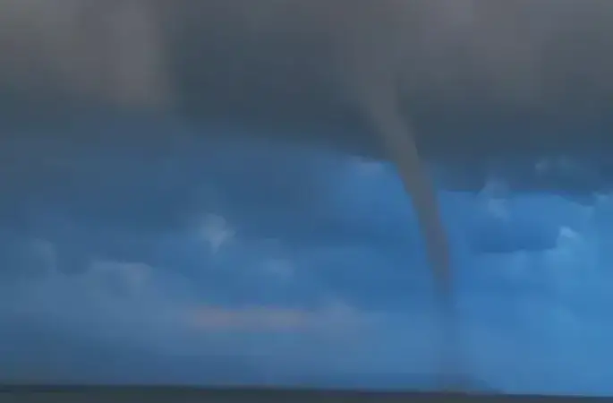 İskenderun körfezinde hortum