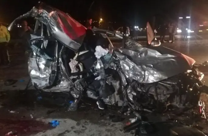 Tokat’taki kazada Selahattin Çağlar ve Mehmet Çağlar hayatını kaybetti