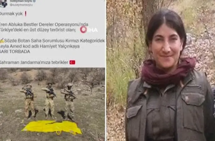 PKK’nın kırmızı kategorideki teröristi artık sarı torbada