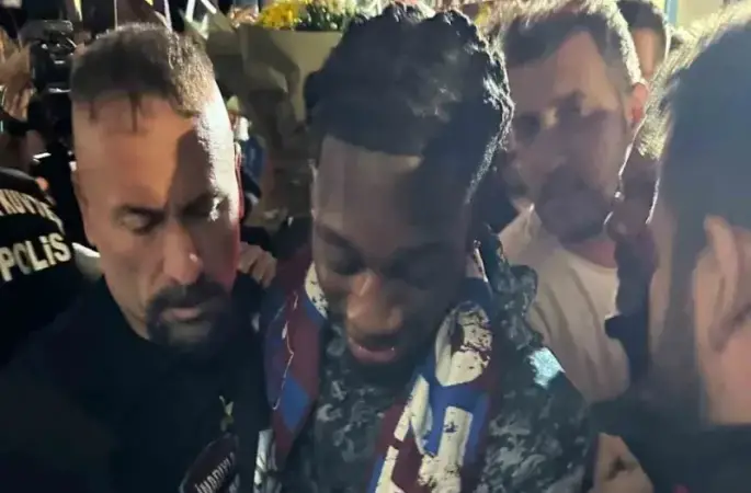 Trabzonspor’un yeni transferi Muhammed Cham Trabzon’da