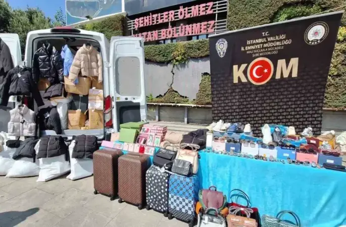 İstanbul’da sahtecilik operasyonu: 54 milyon liralık ürün ele geçirildi