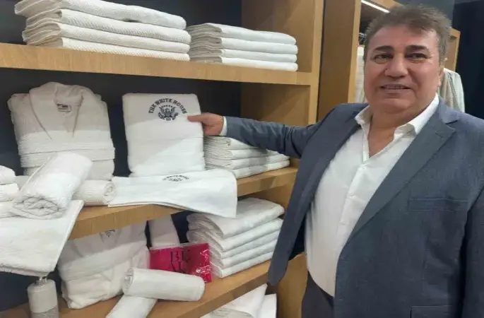 Donald Trump’ın Beyaz Saray’da kullanacağı havlular Denizli’de üretildi